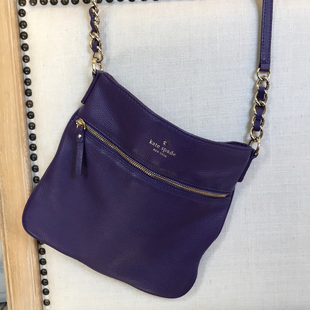 Adorable Kate Spade purple cross body bag